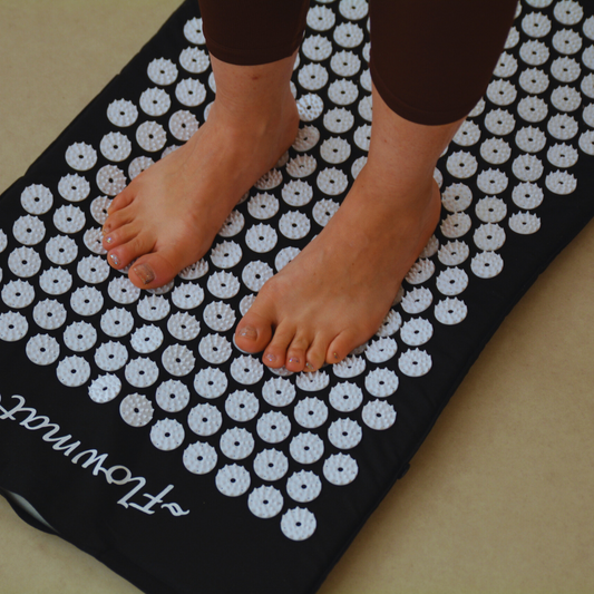 Met die voetjes op de mat!